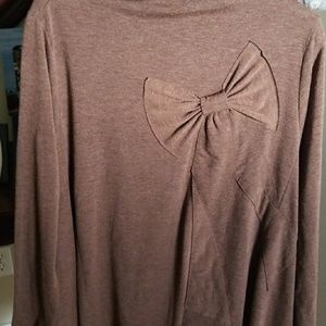 Brown Long sleeves tunic