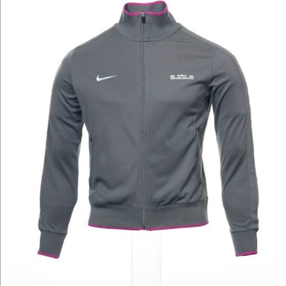 RARE MENS NIKE LEBRON JAMES ZIP UP TRACK JACKET