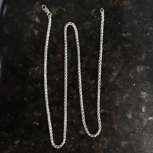 James Avery Sterling Silver Spiga Chain Necklace