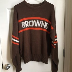 VINTAGE Cleveland Browns Wool Sweater