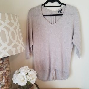 Express Zipper Back Sweater
