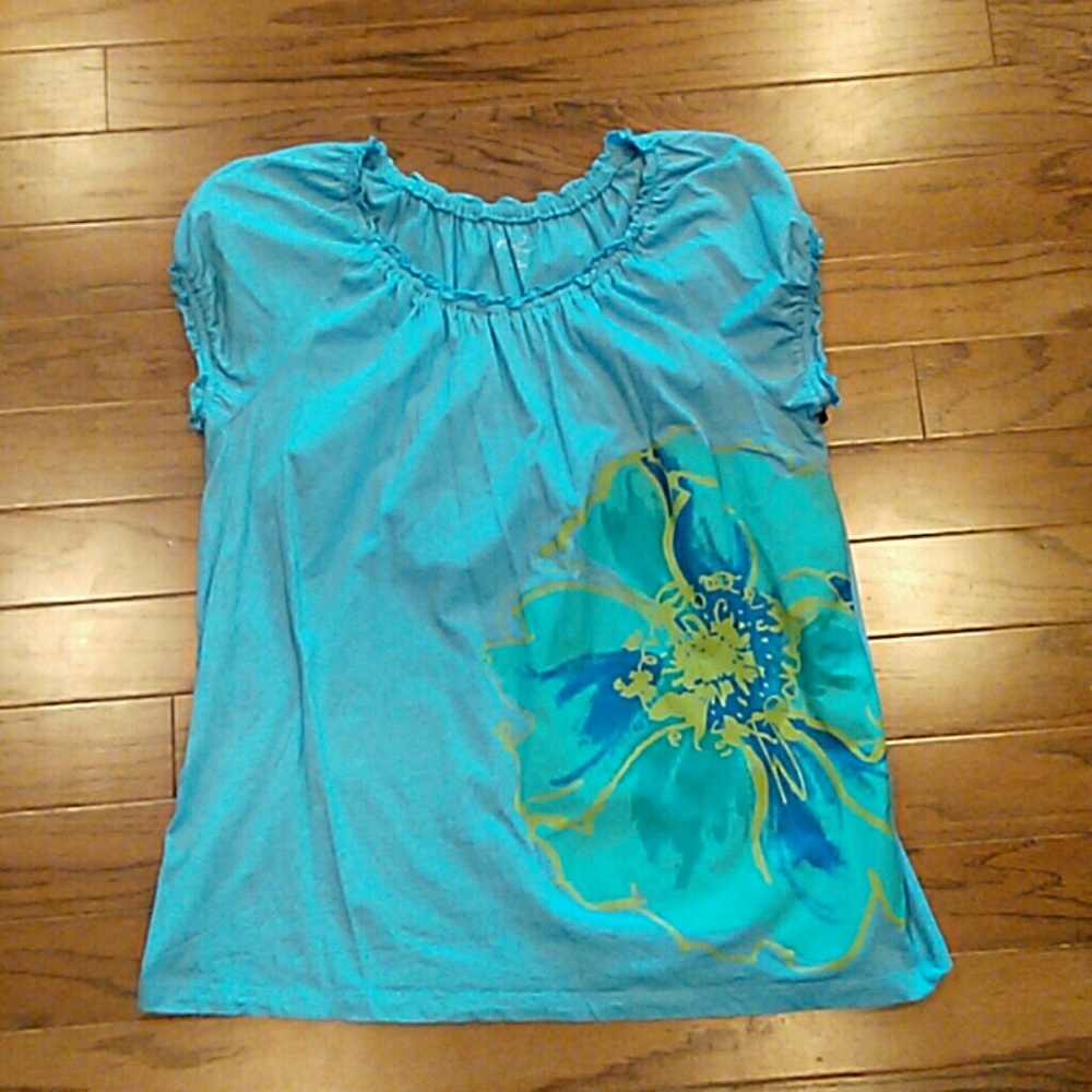 Great great condition Kim Rogers cap sleeve top