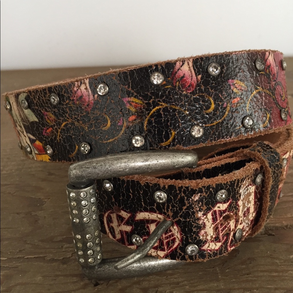 Nordstrom's Exclusive Ed Hardy leather belt