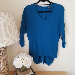 Express Zipper Back Sweater