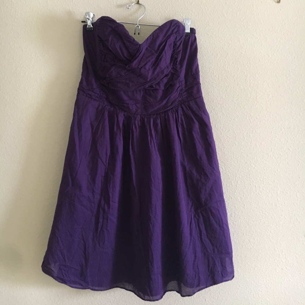 Strapless express dress