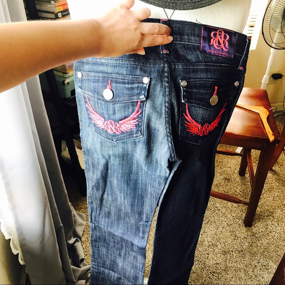 Authentic Rock & Republic Bootcut Denim Jeans 24