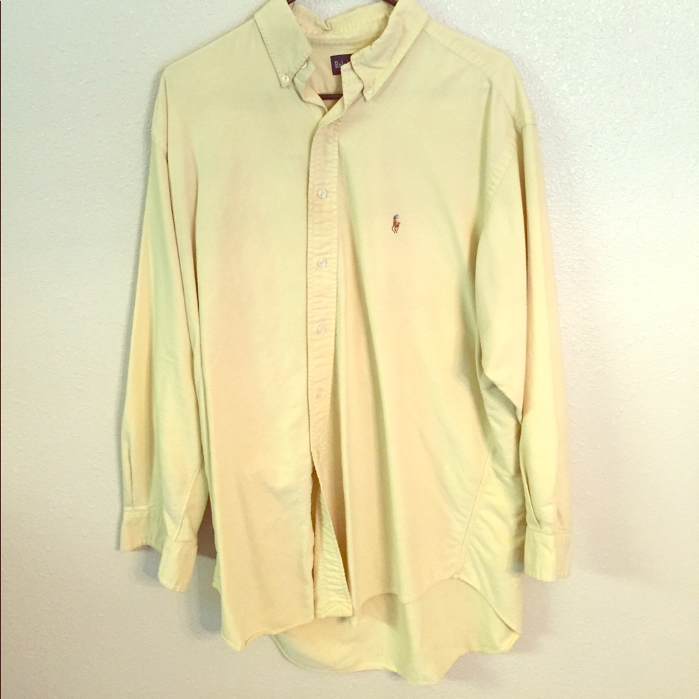 Yellow Button up