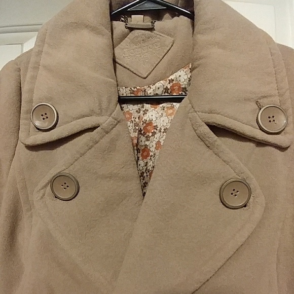 Tan color peacoat - Picture 2 of 2