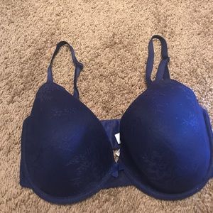 Dark Blue Lace Bra