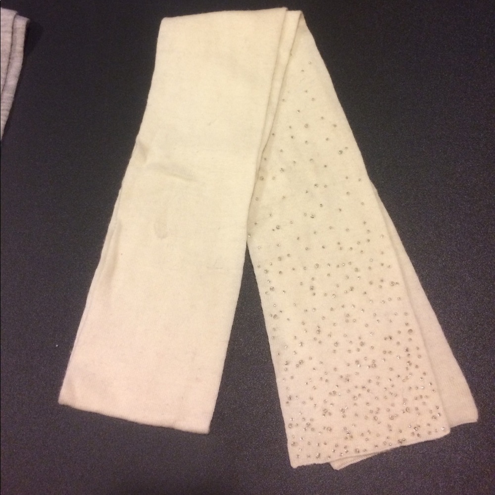 New Express Wool Cashmere Soft Beaded Shine Scarf
