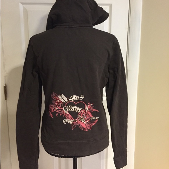 Juicy Couture Tops - Juicy Couture Zip-up Sweatshirt w/hood