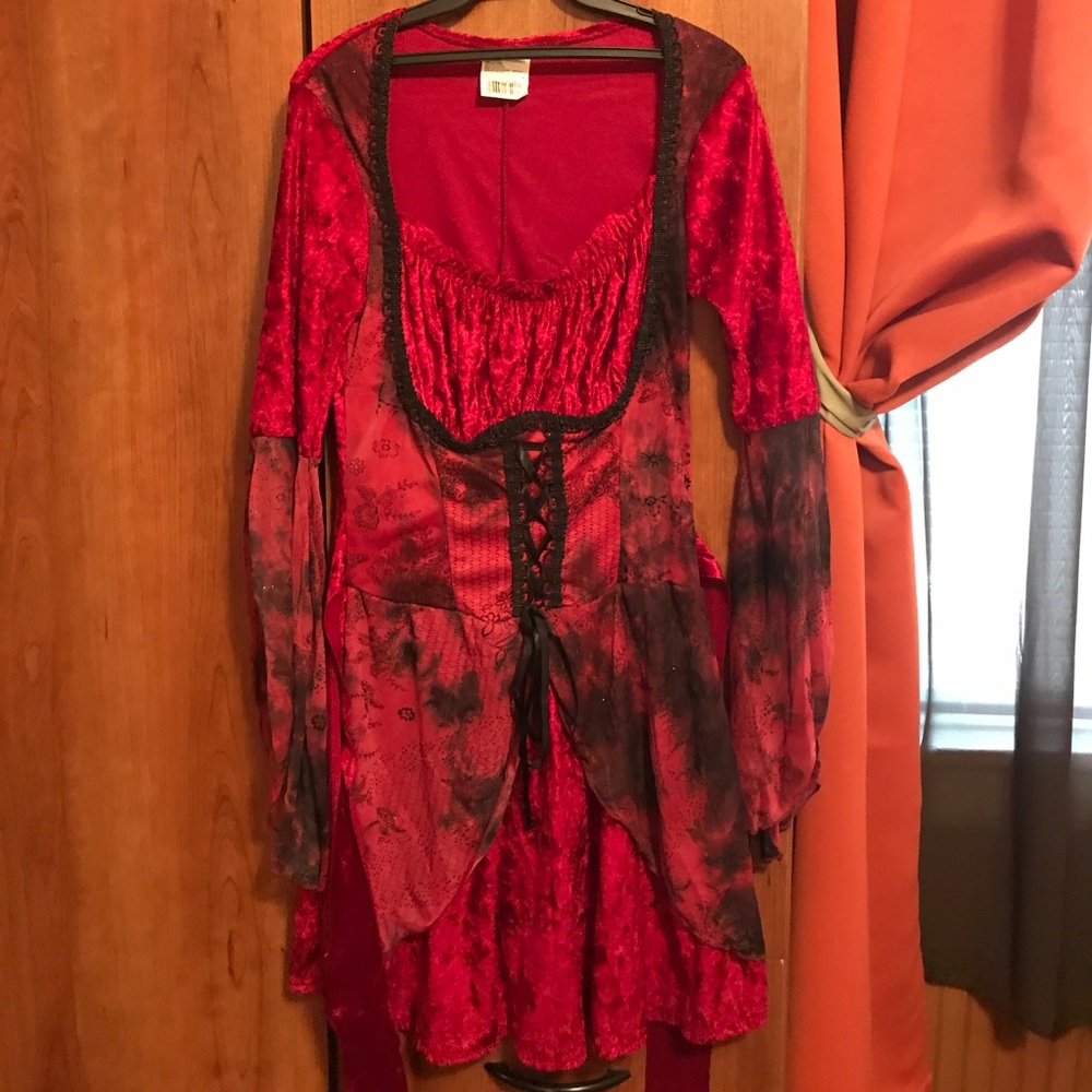 Wicked devil wench Halloween dress one size fits