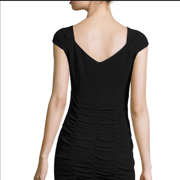 Nanette Lepore ruched black dress - Picture 2 of 6