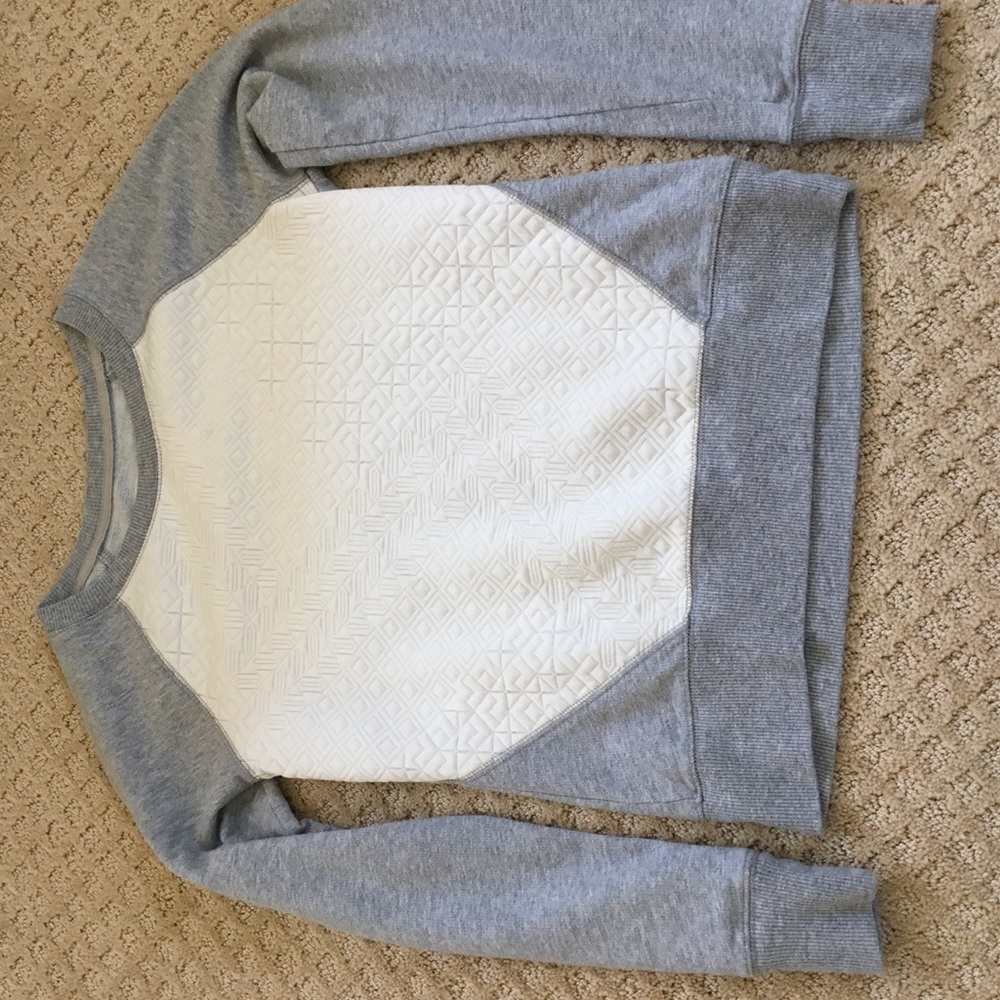 Textured long sleeve.