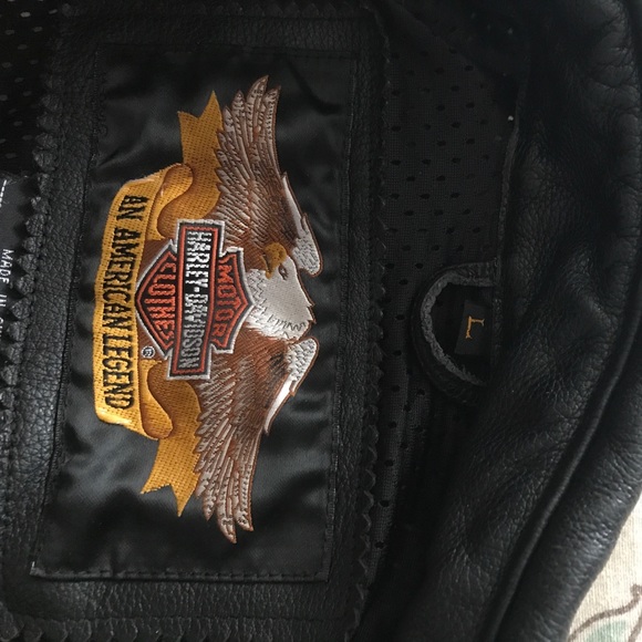 ❌SOLD❌Men's Harley Davidson Leather Jacket - Picture 5 of 6