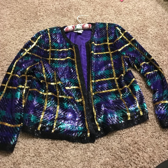 Vintage sequence jacket - Picture 1 of 6
