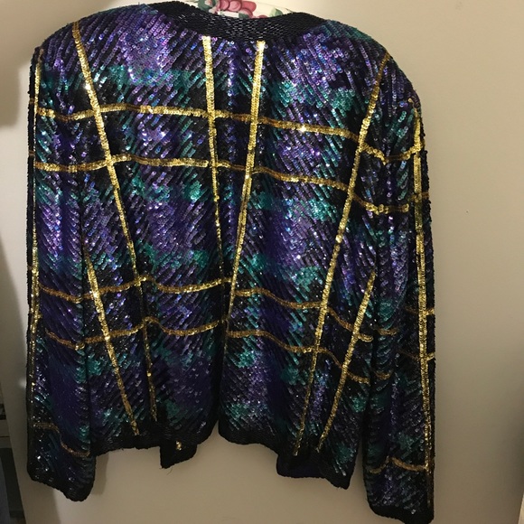 Vintage sequence jacket - Picture 3 of 6