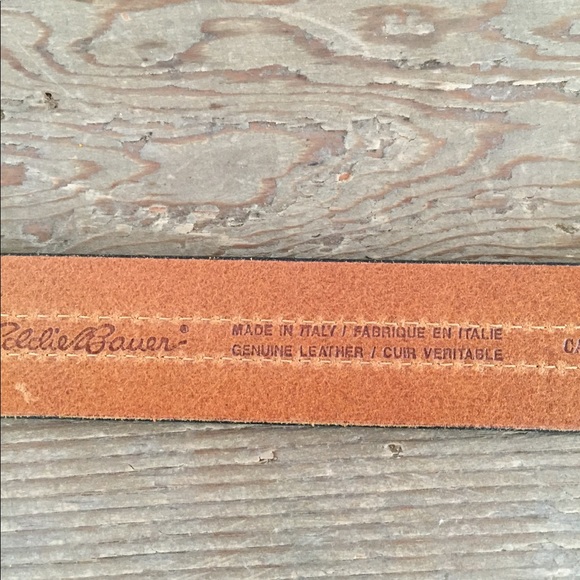 Eddie Bauer genuine leather belt made in Italy - Picture 3 of 4