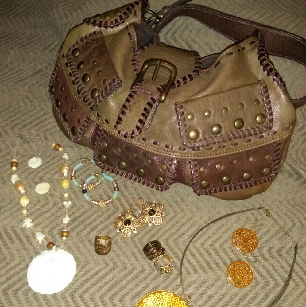 Vintage Genuine Leather Handbag
