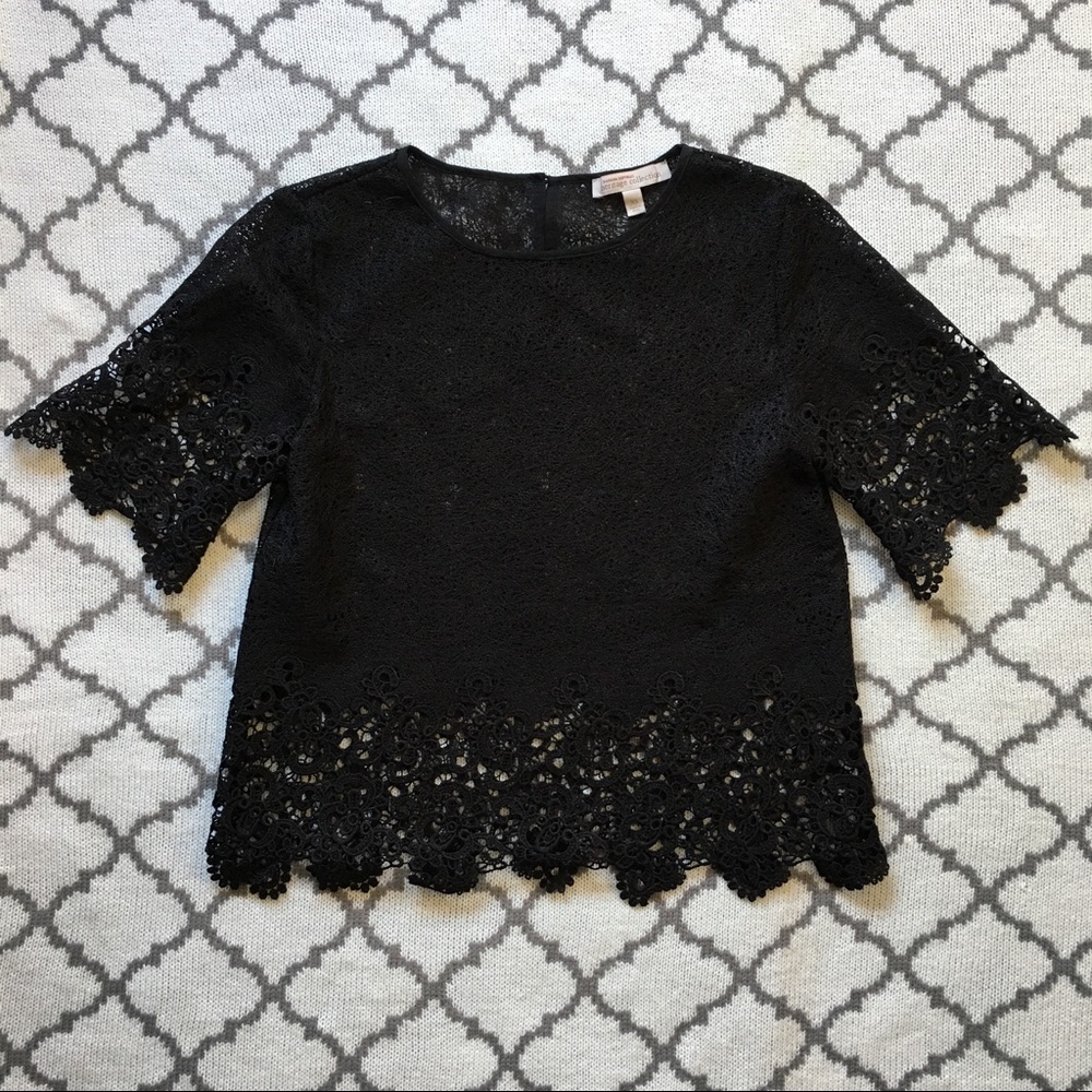 BR Heritage Guipure Lace Blouse