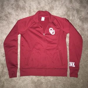 PINK Victoria's Secret Tops - VS Pink Oklahoma University Jacket PINK Victoria's Secret Tops - VS Pink Oklahoma University Jacket