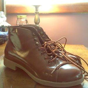 Faux Leather Booties CHEAP!!