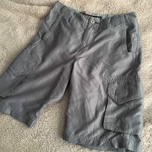 Grey Cargo Shorts