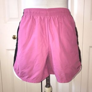 Nike Pink/Black Running Athletic Shorts sz S