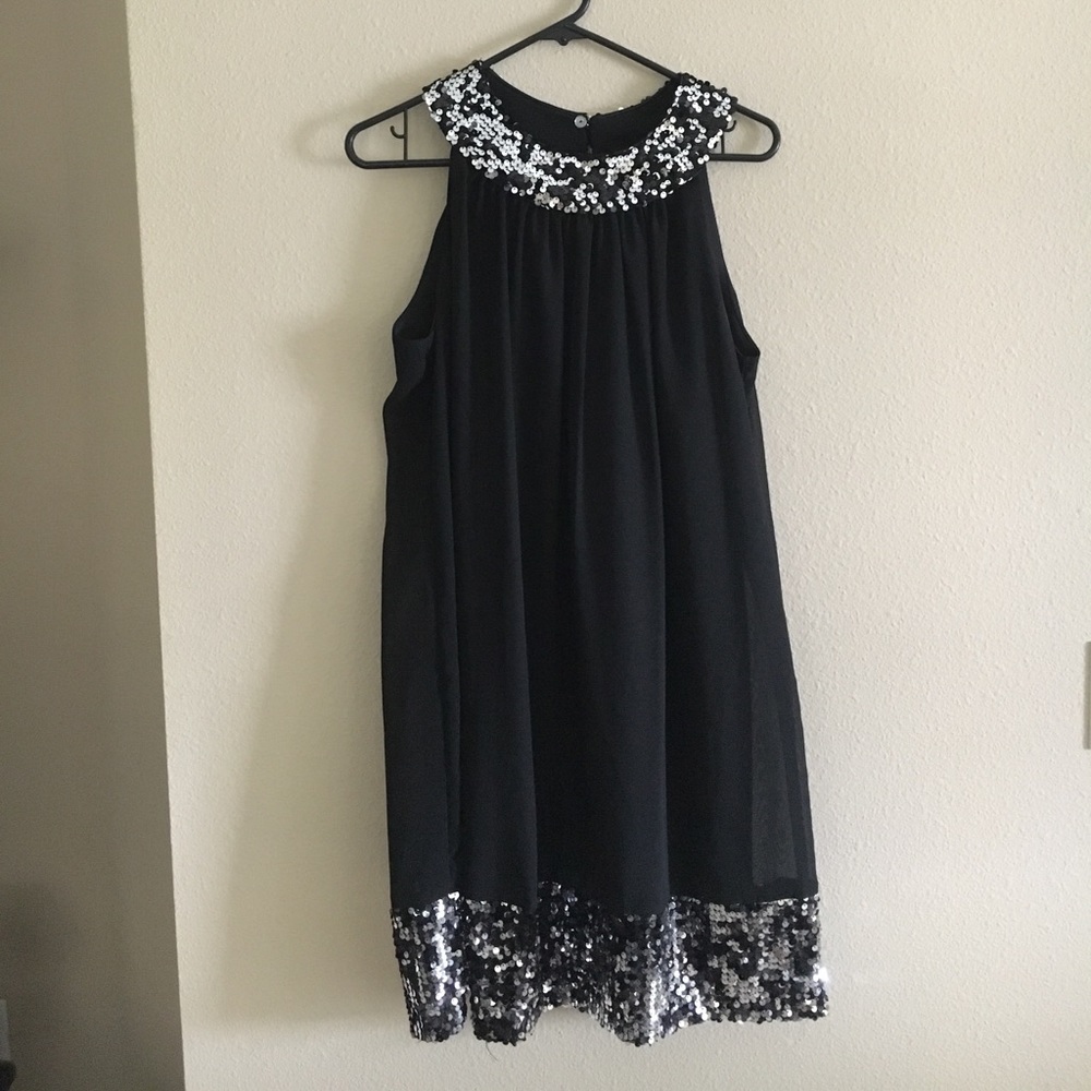 Black cocktail dress