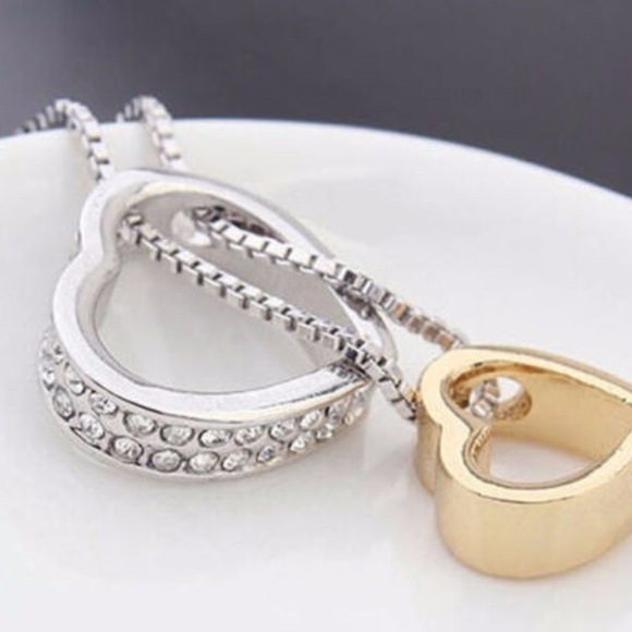 ❤️4 for $20 Sale❤️❤️❤️ New CZ Heart Necklace - Picture 4 of 5