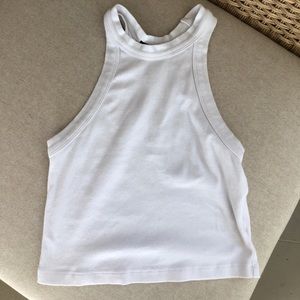White crop tank