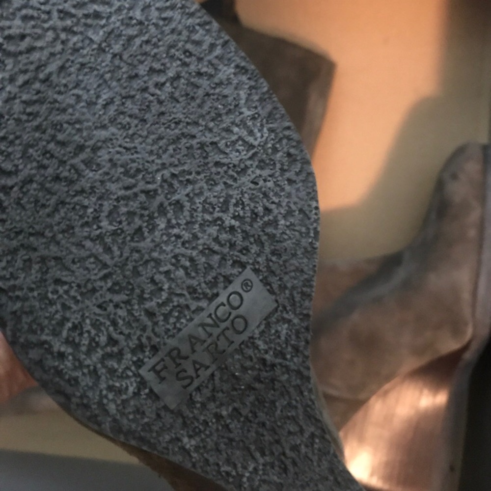 Franco Sarto Suede Grey Boots - Picture 5 of 7