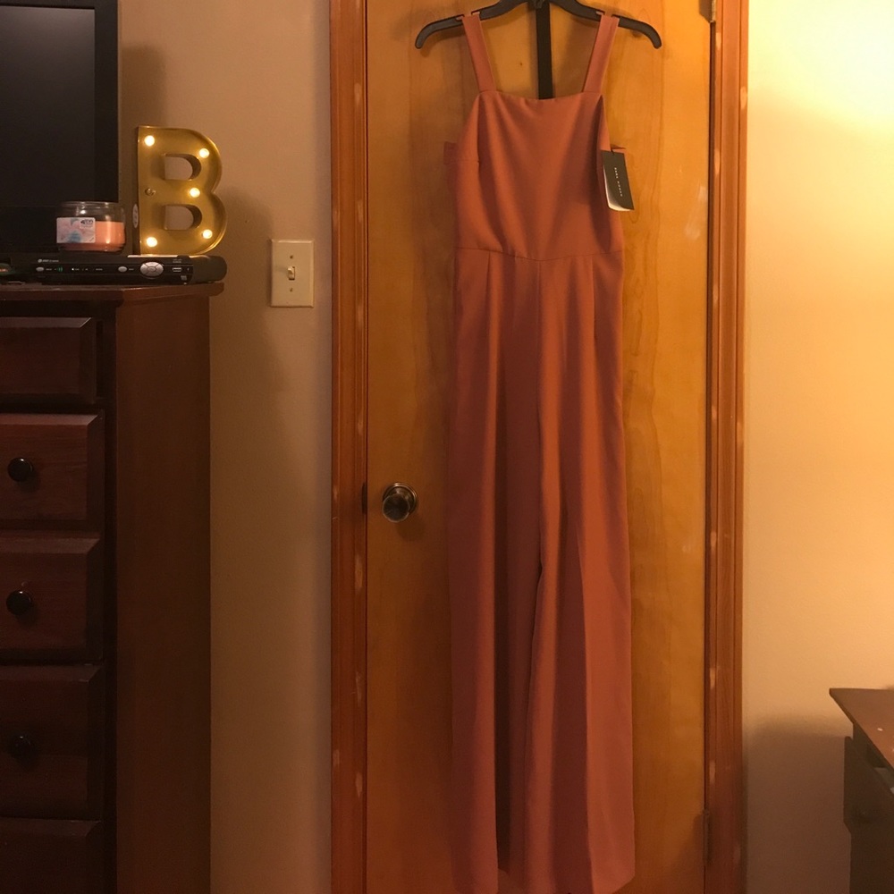 Zara Jumpsuit  , XS , Rust color , tags attached