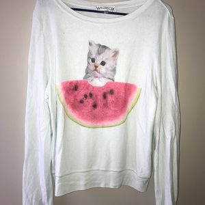 Wildfox Baggy Beach Jumper “Watermelon Thief”
