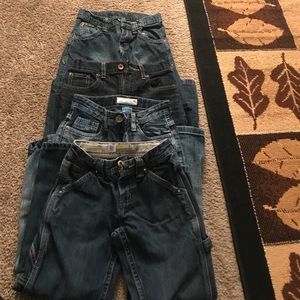 4 pair boys jeans