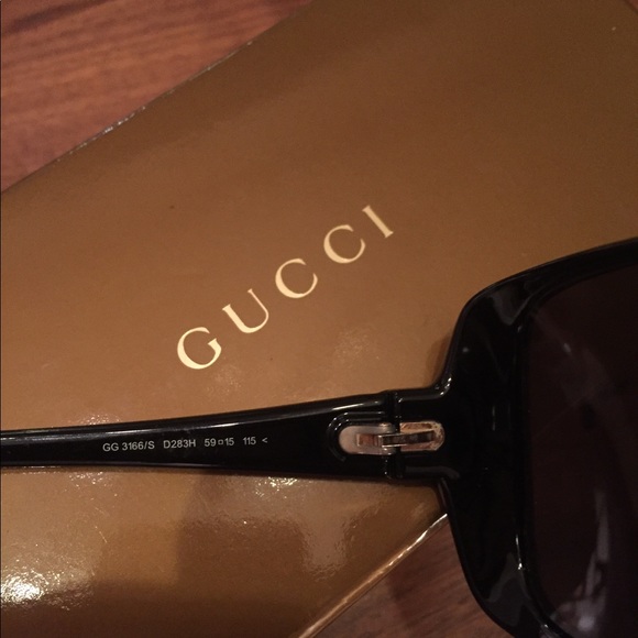 SOLD Gucci GG 3316/S 59mm Rectangular Sunglasses - Picture 3 of 3