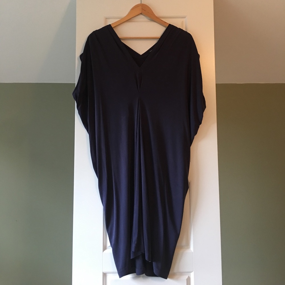 Plum Grecian-style dress