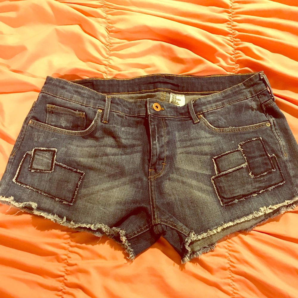 Denim shorts