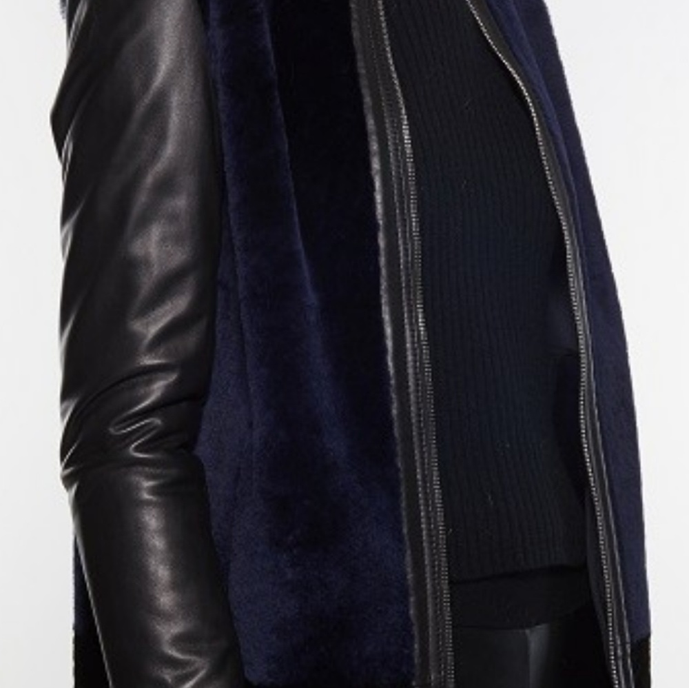 Linda Richards Luxury Fur & Leather Coat - Picture 4 of 8