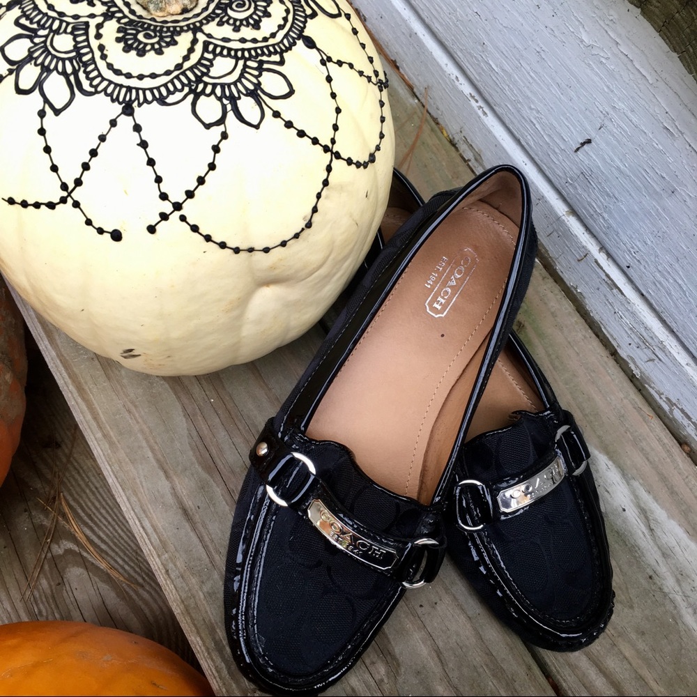 Coach Patent Leather Loafers 🍂