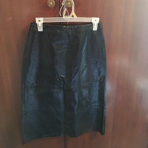 Genuine leather skirt. NWT. GAP