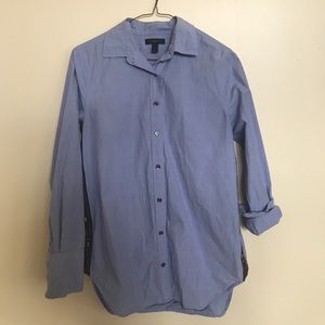 J.Crew Sequin Stripe Shirt sz. 0