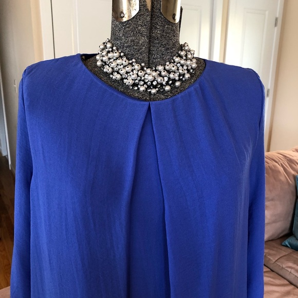 NWT SIZE MEDIUM, BLUE DRESS - Picture 2 of 7