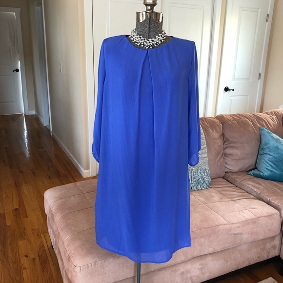 NWT SIZE MEDIUM, BLUE DRESS - Picture 7 of 7