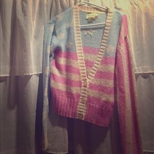 Wildfox Flag Cardigan