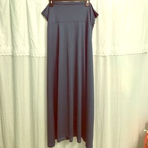 LulaRoe 2X maxi in slate blue