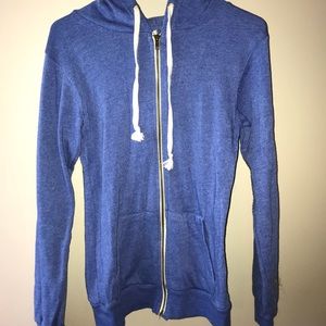Blue Zip Up Hoodie