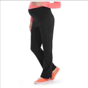 Maternity scrub pants.