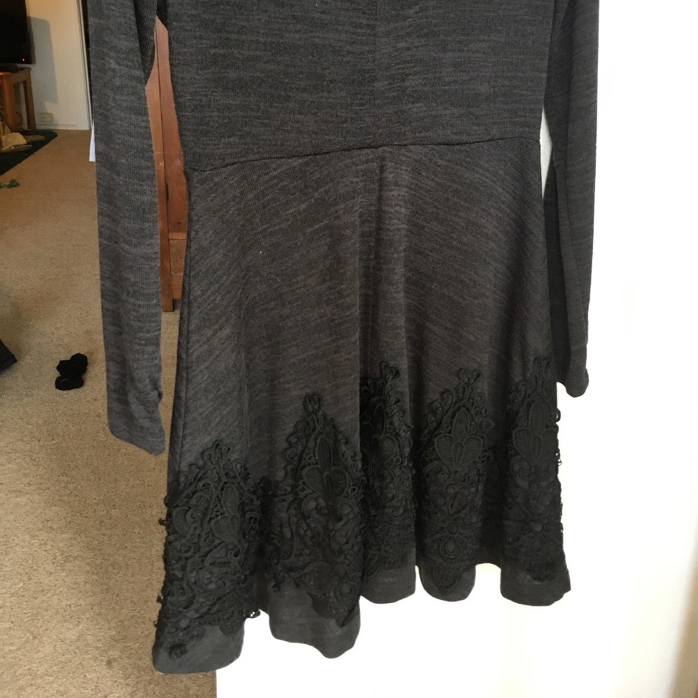 Charcoal Gray Fall/Winter Dress