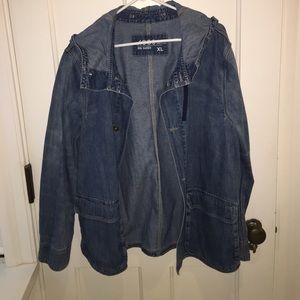 Vintage Styled Gap Hooded Denim Jacket
